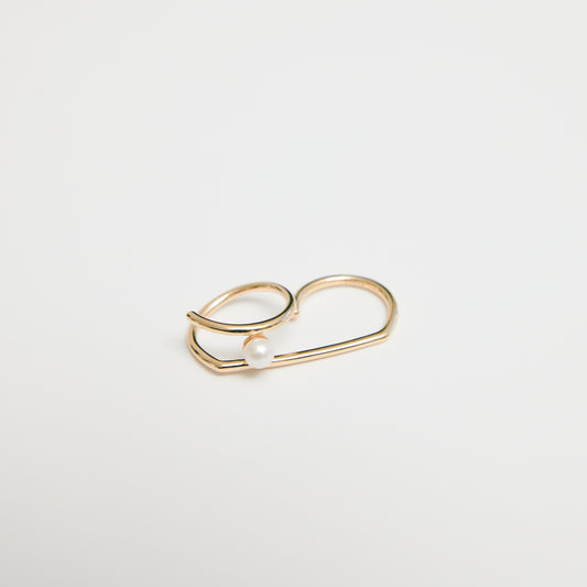 【26SS POPUP】En Pearl Rings gold
